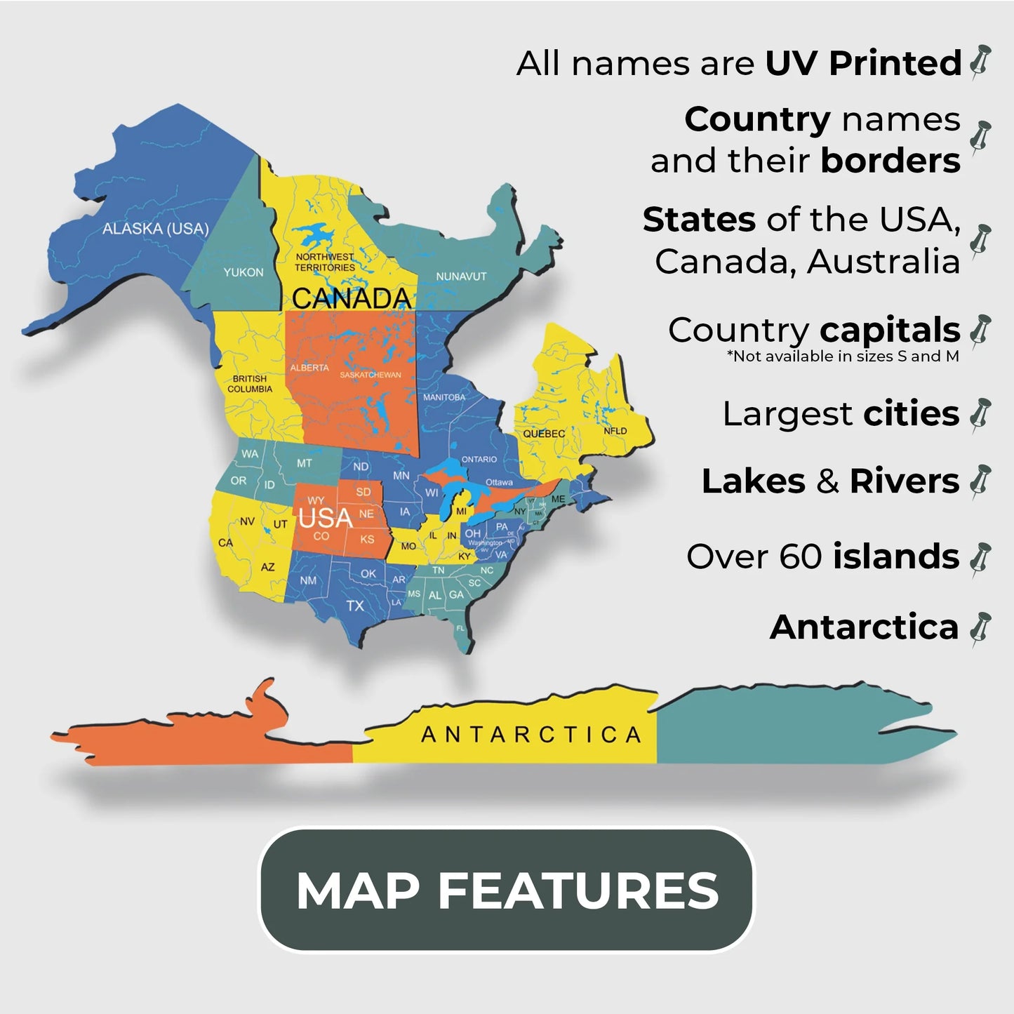 Indie Wooden Map - Elegant glowing decor for GCC travelers and dreamers.