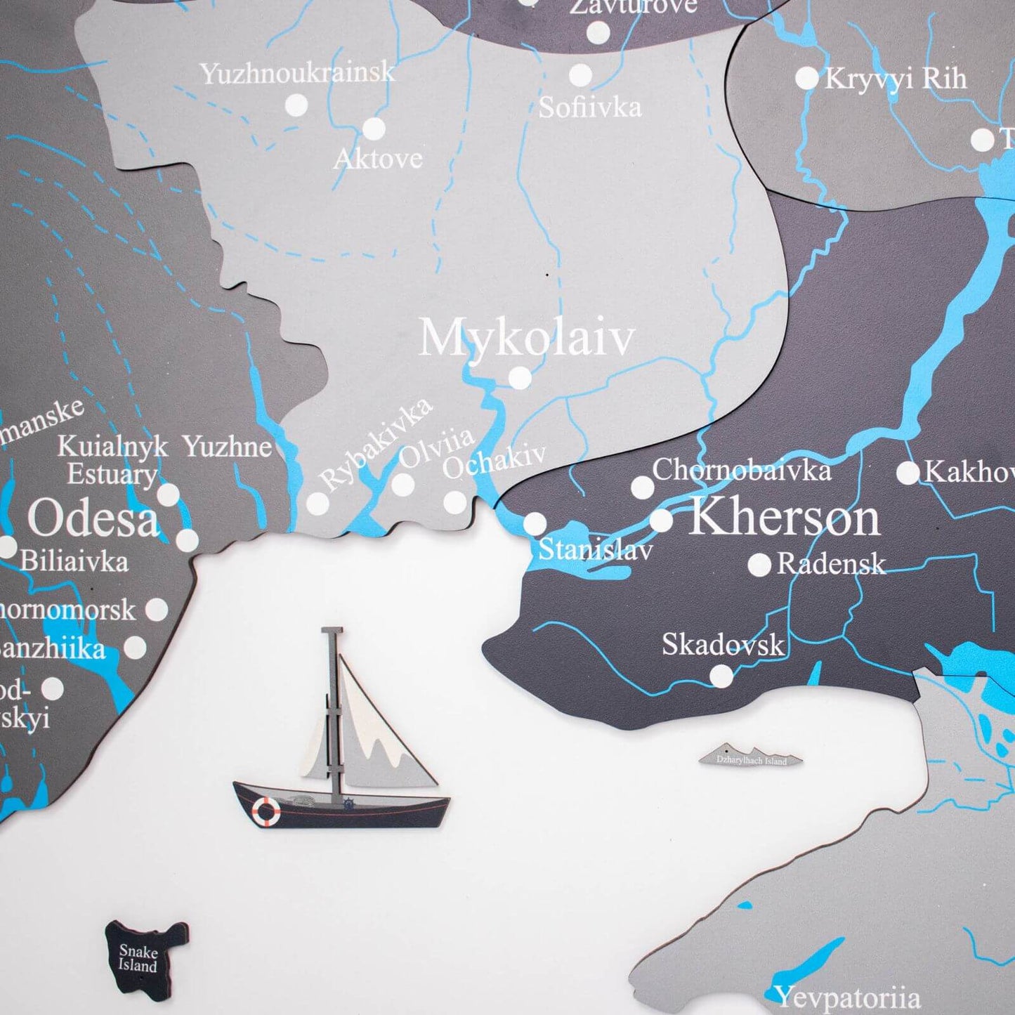 Ukraine Wooden Map - Nordik