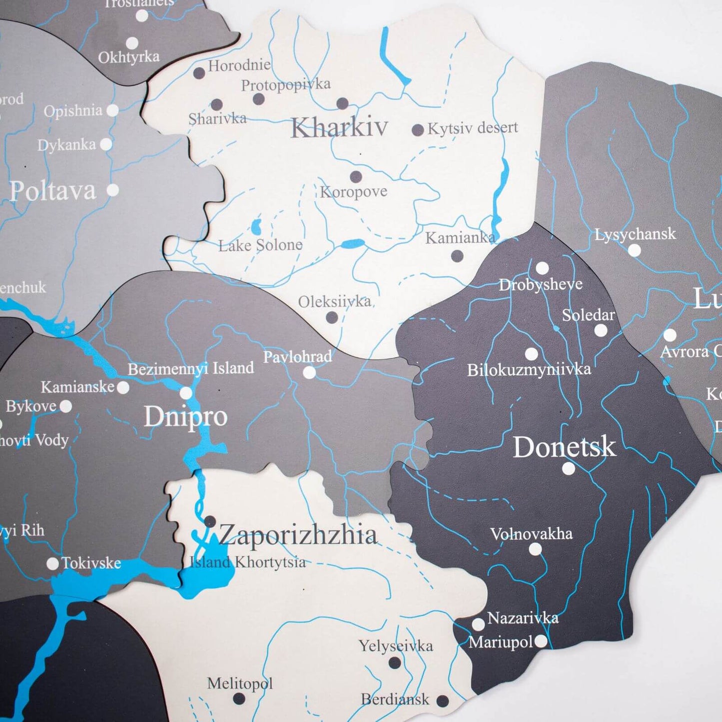 Ukraine Wooden Map - Nordik