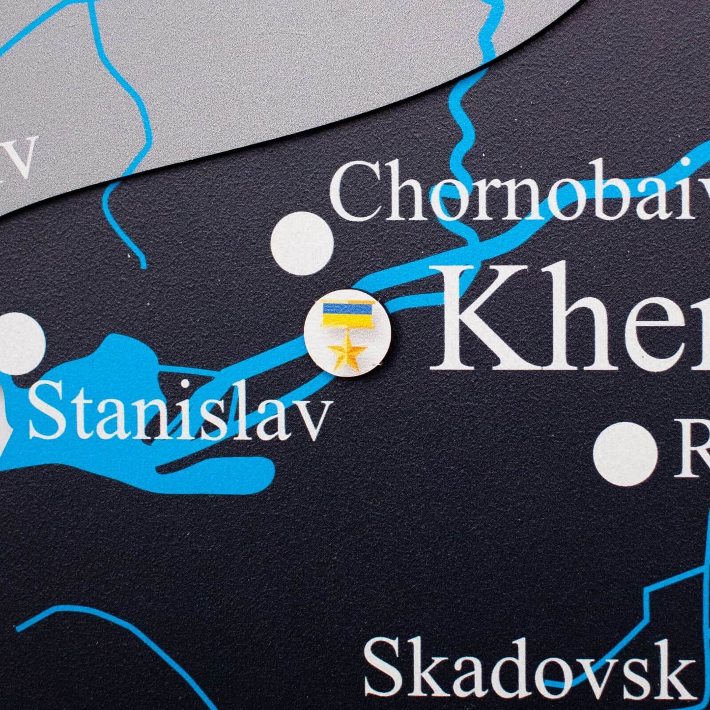 Ukraine Wooden Map - Nordik