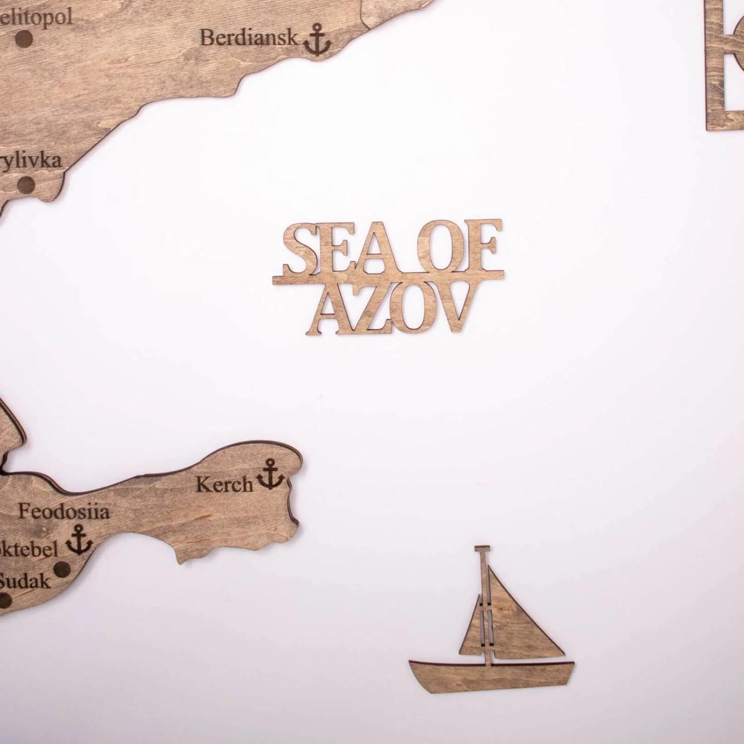 Ukraine Wooden Map - Terra