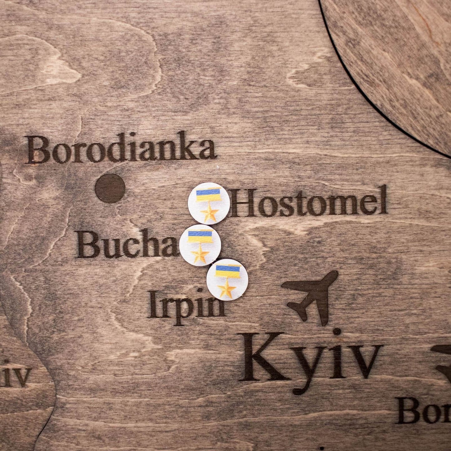 Ukraine Wooden Map - Terra