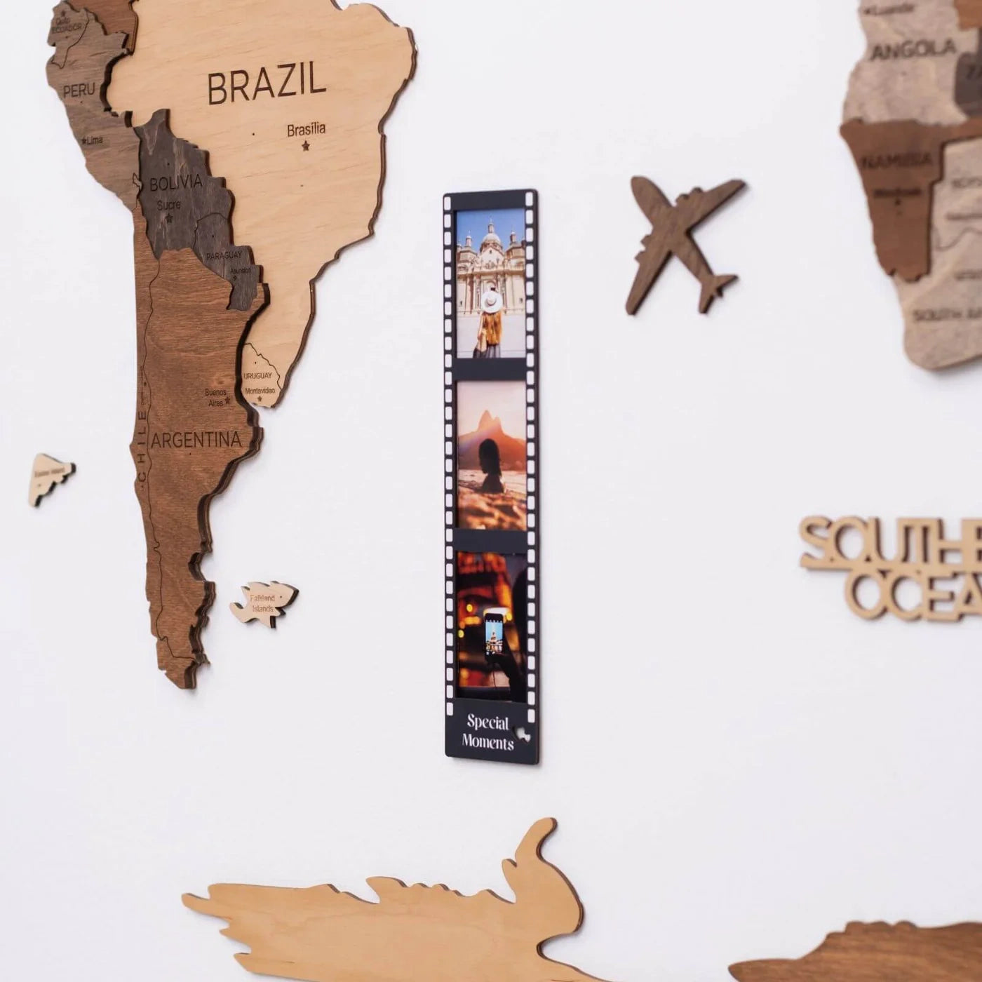 Wooden photo frames set 3in1 – perfect for displaying travel memories in UAE homes